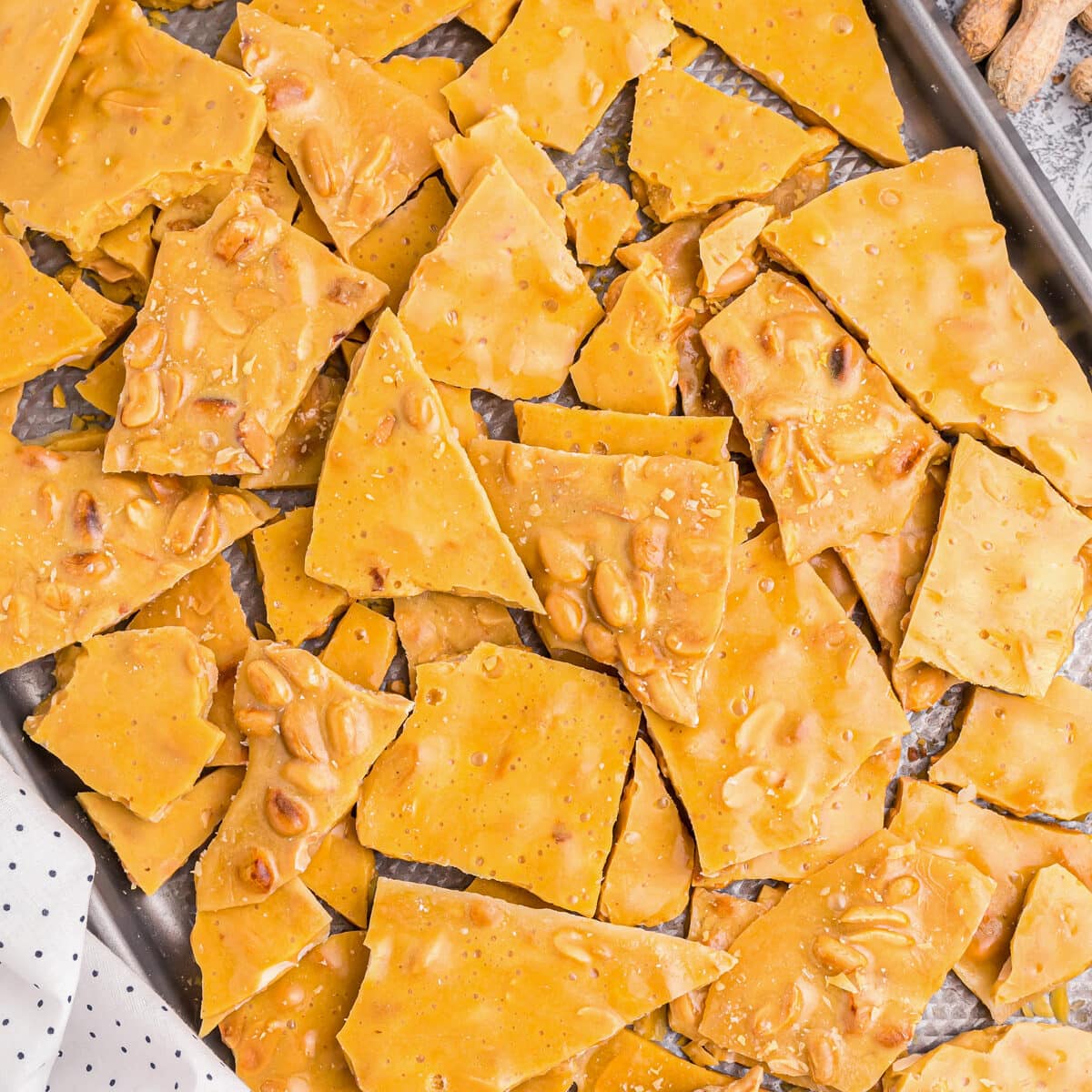 Peanut Brittle Recipe {Step by Step!} | Lil' Luna