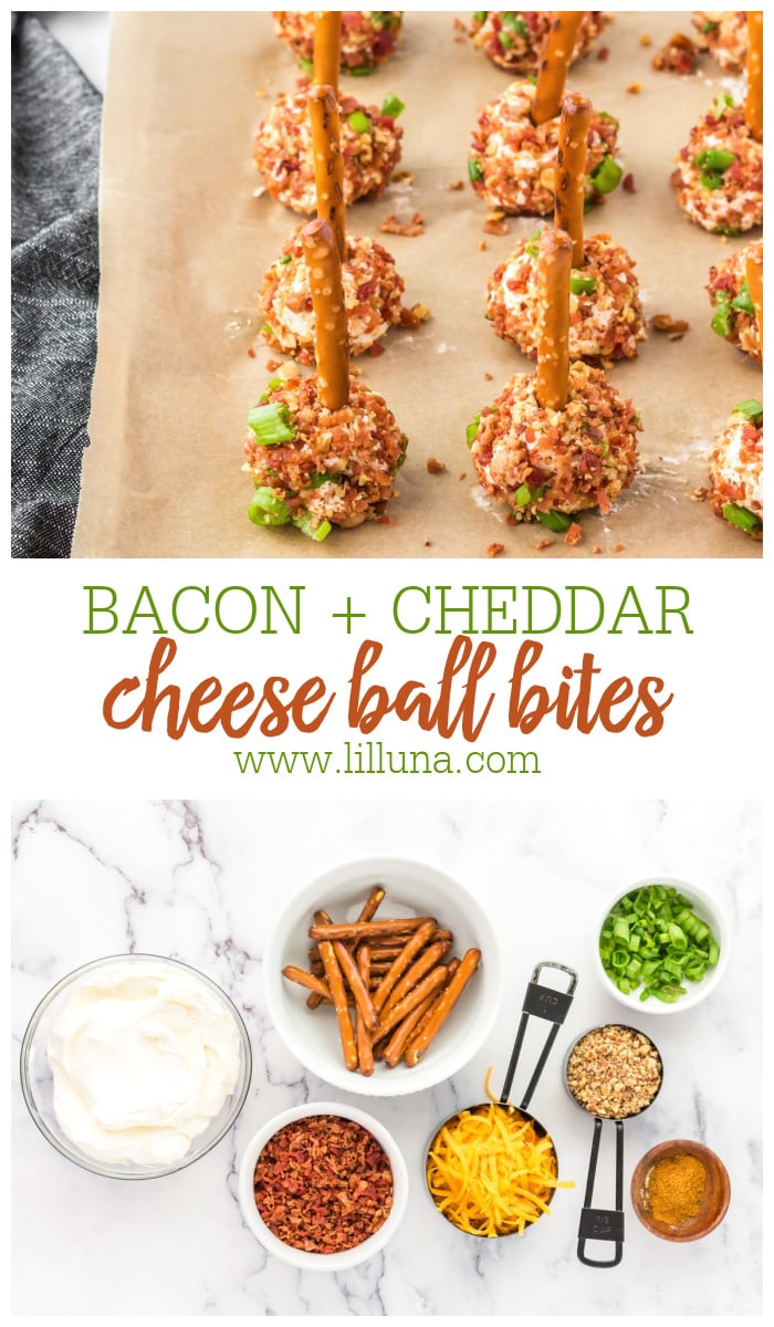 Cheese Ball Bites {Prepped in Minutes!} Lil' Luna