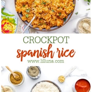 Crockpot Spanish Rice {10 Minutes Prep!}