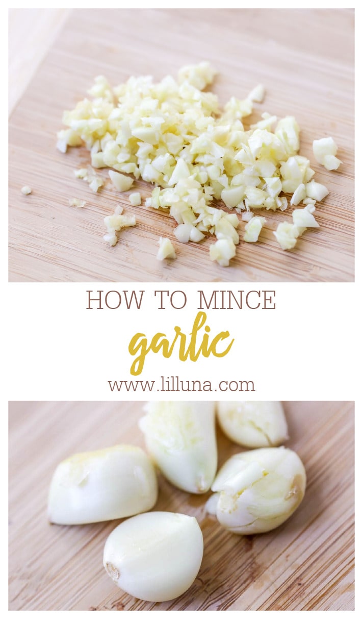 How to Mince Garlic {Step by Step} | Lil' Luna