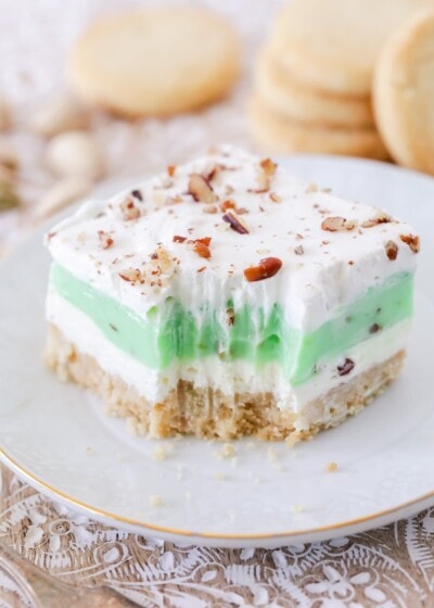 Layered Pistachio Dessert | Lil' Luna