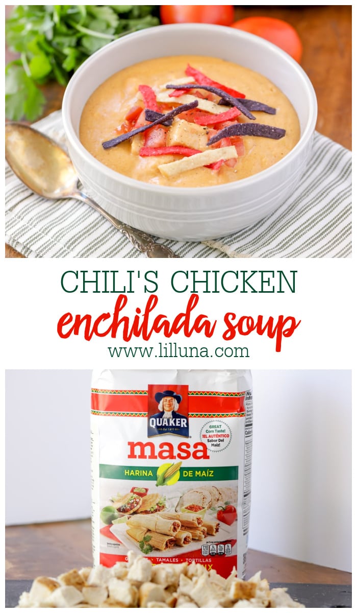 Chili S Chicken Enchilada Soup Copycat Recipe Lil Luna