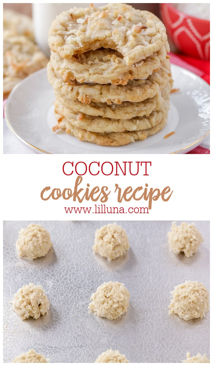 Easy Coconut Cookies Video Lil Luna 