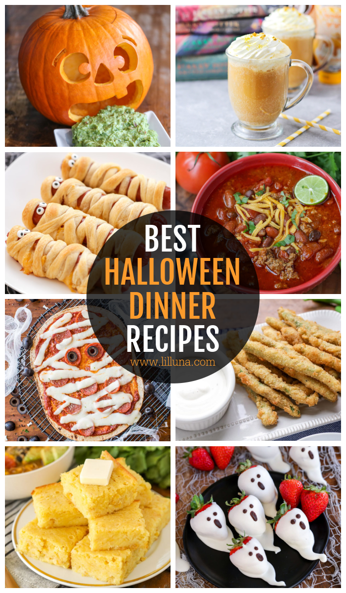65+ Halloween Dinner Ideas {Main, Sides, Treats + More} | Lil' Luna