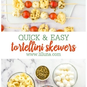 Tortellini Skewers {10 Minute Appetizer!}