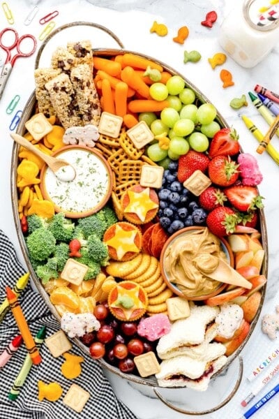 After School Snack Board {Kid-Friendly Charcuterie} | Lil' Luna