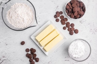Chocolate Dipped Cookies {Simple Shortbread!} | Lil' Luna