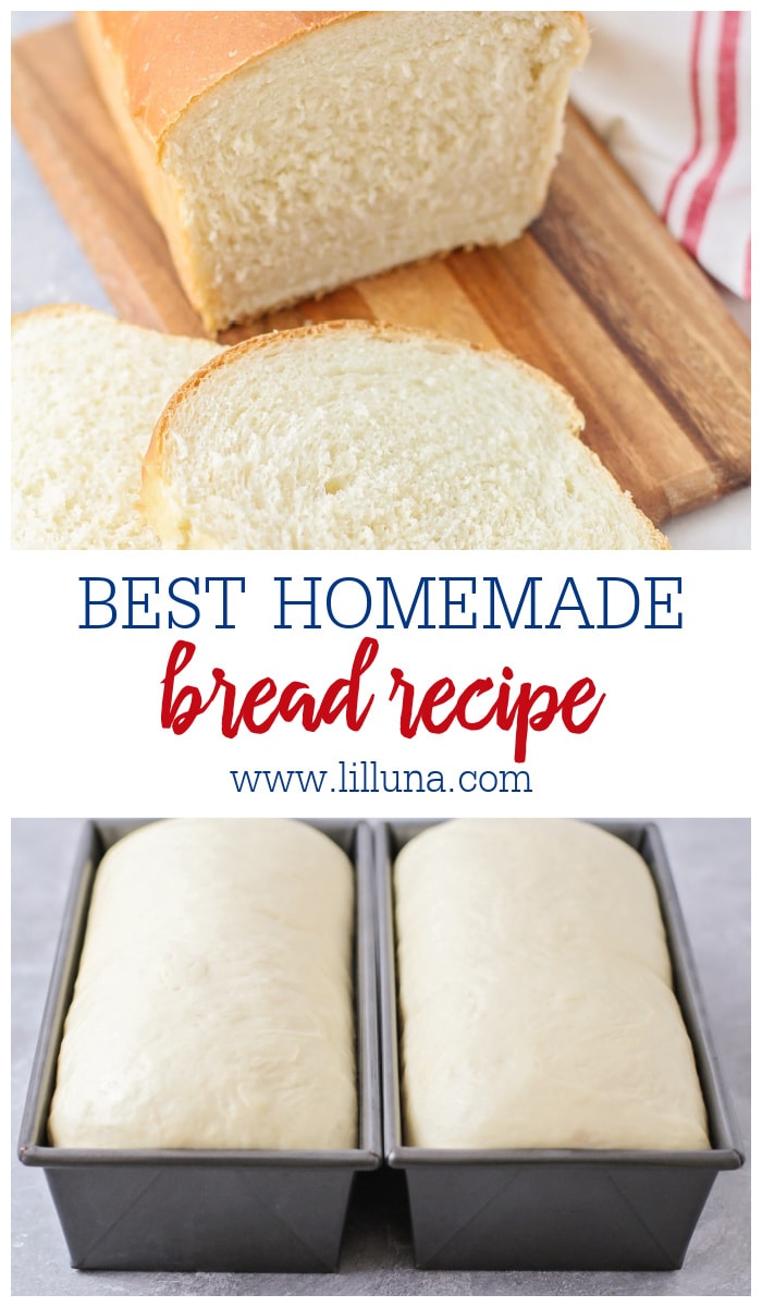 Homemade Bread Recipe {Step by Step} +VIDEO | Lil' Luna
