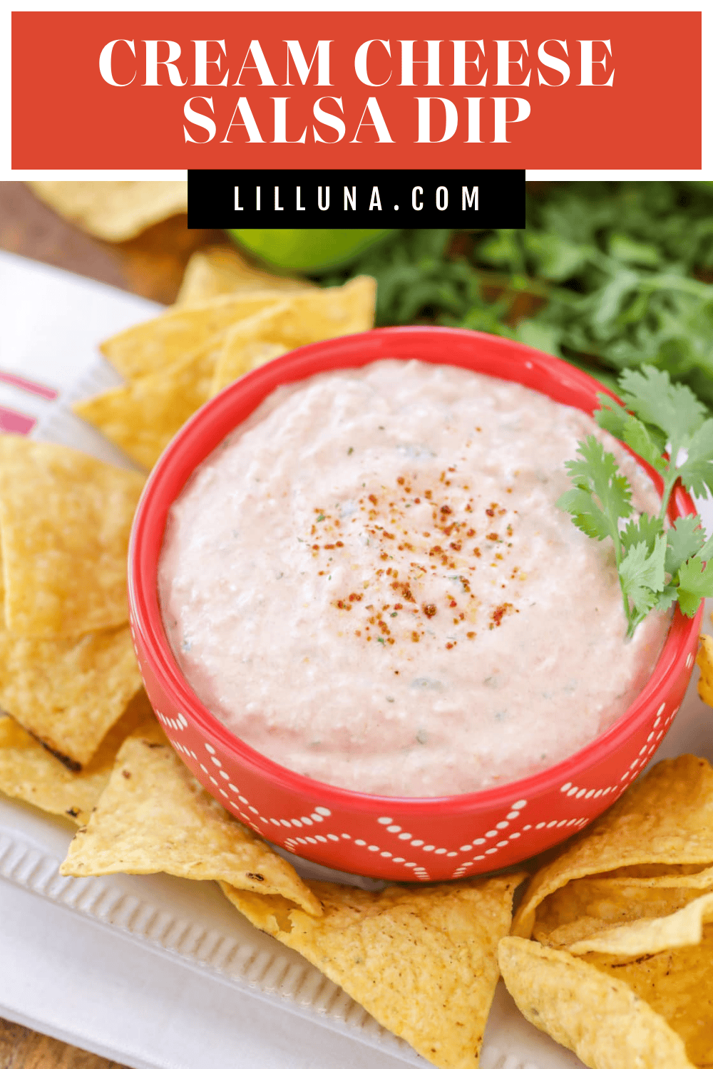 Cream Cheese Salsa Dip Lil Luna