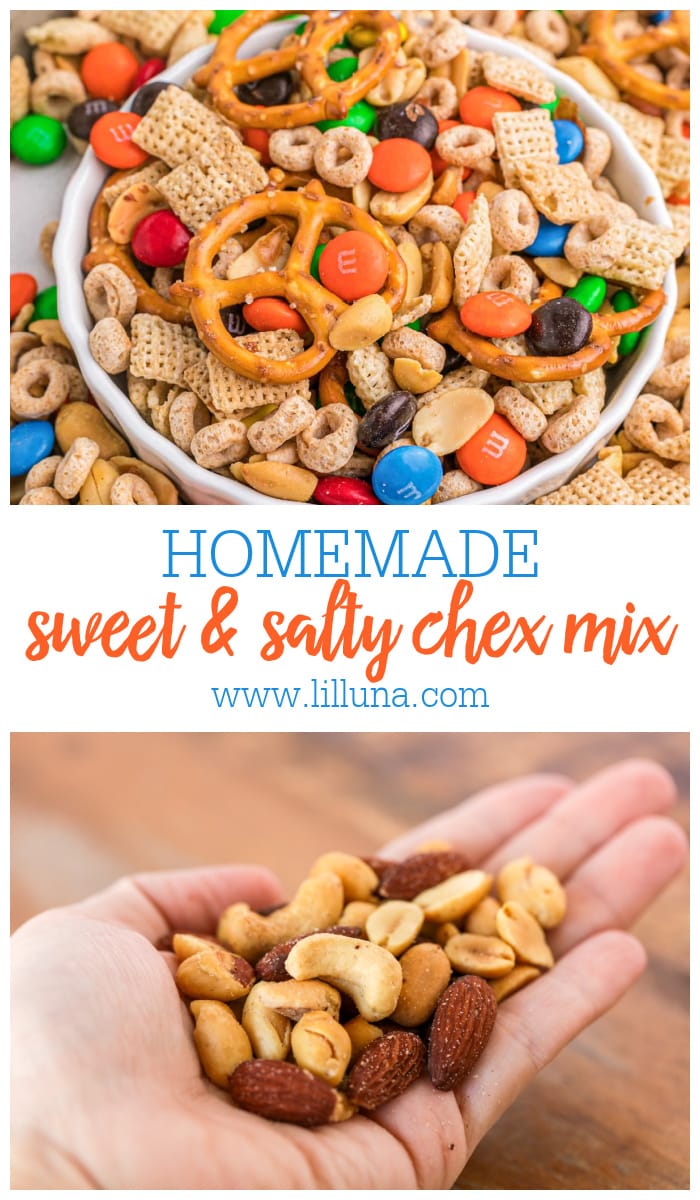 Sweet and Salty Chex Mix {No Bake!} Lil' Luna