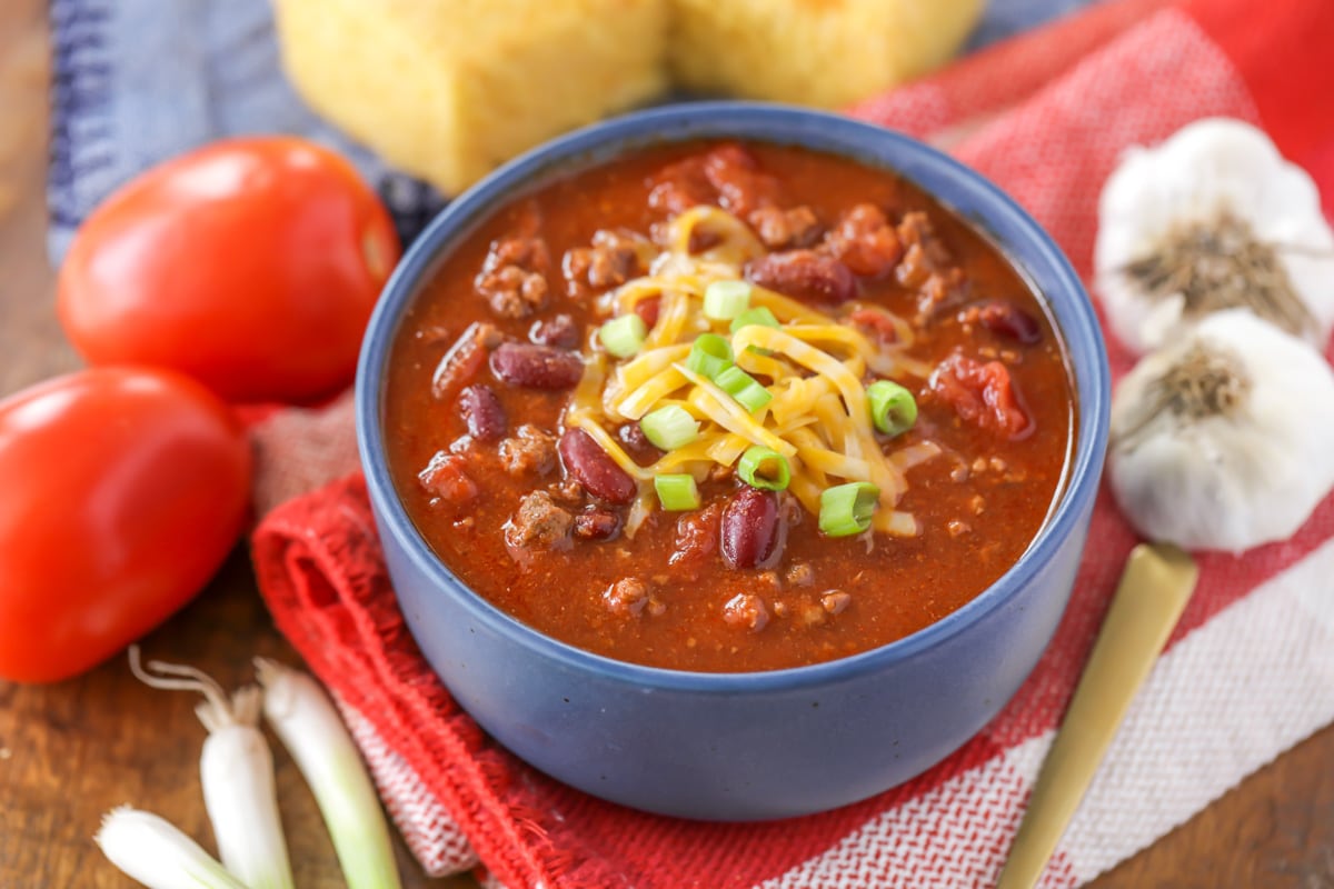 Favorite chili recipe image.