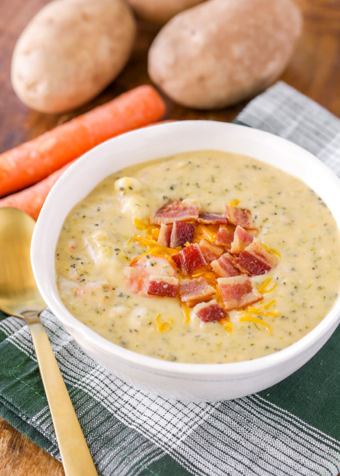 Broccoli Potato Soup {Quick & Cheesy!} +VIDEO Lil' Luna