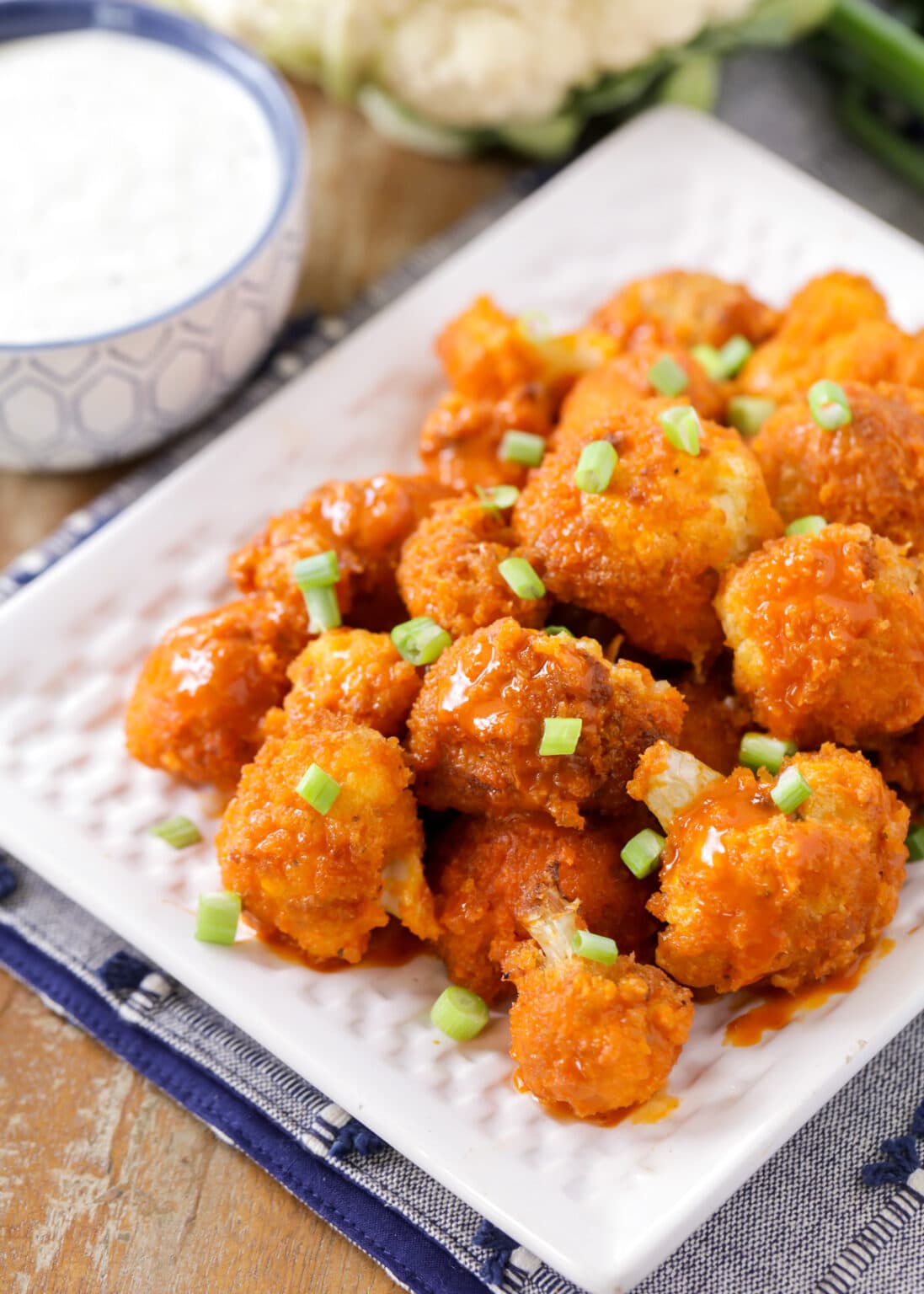 Buffalo Cauliflower {Ready in 20 Minutes!} Lil' Luna