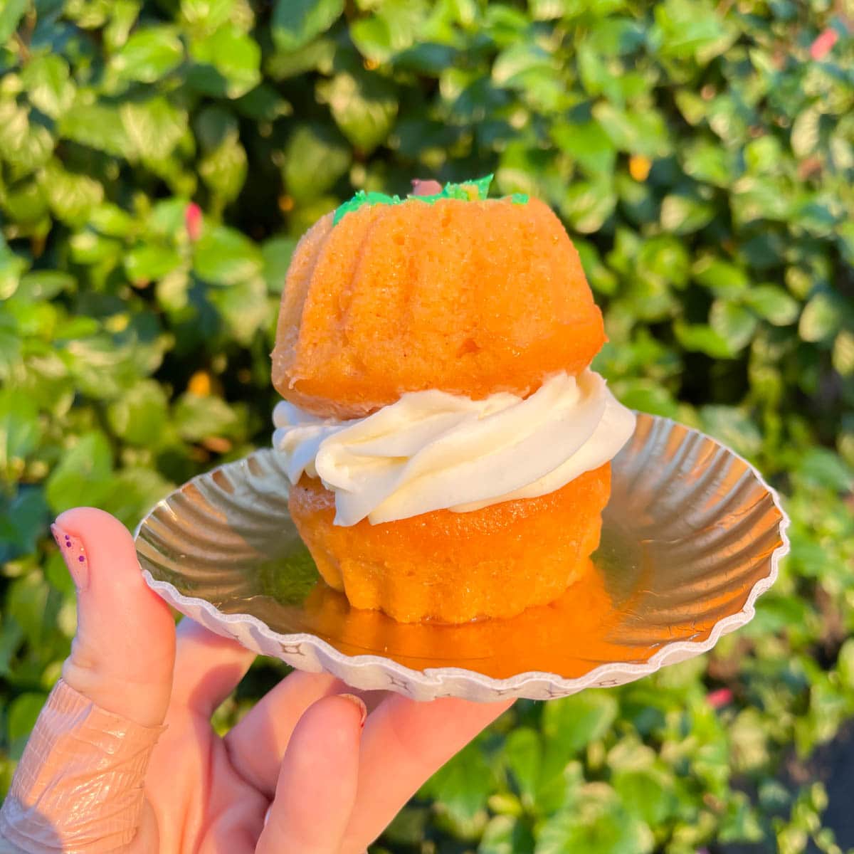 Pumpkin Bundt Cake from California Adventure - Disneyland Halloween Food.