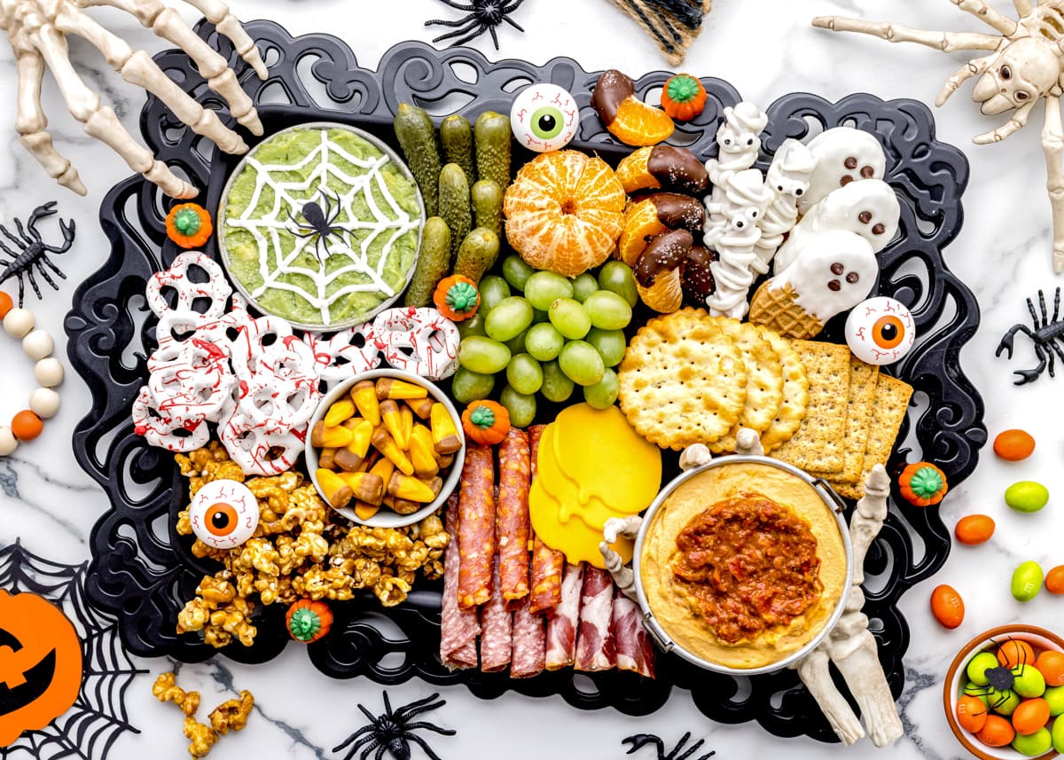 Halloween Charcuterie Board Spooky Pleasant Chick Vegan