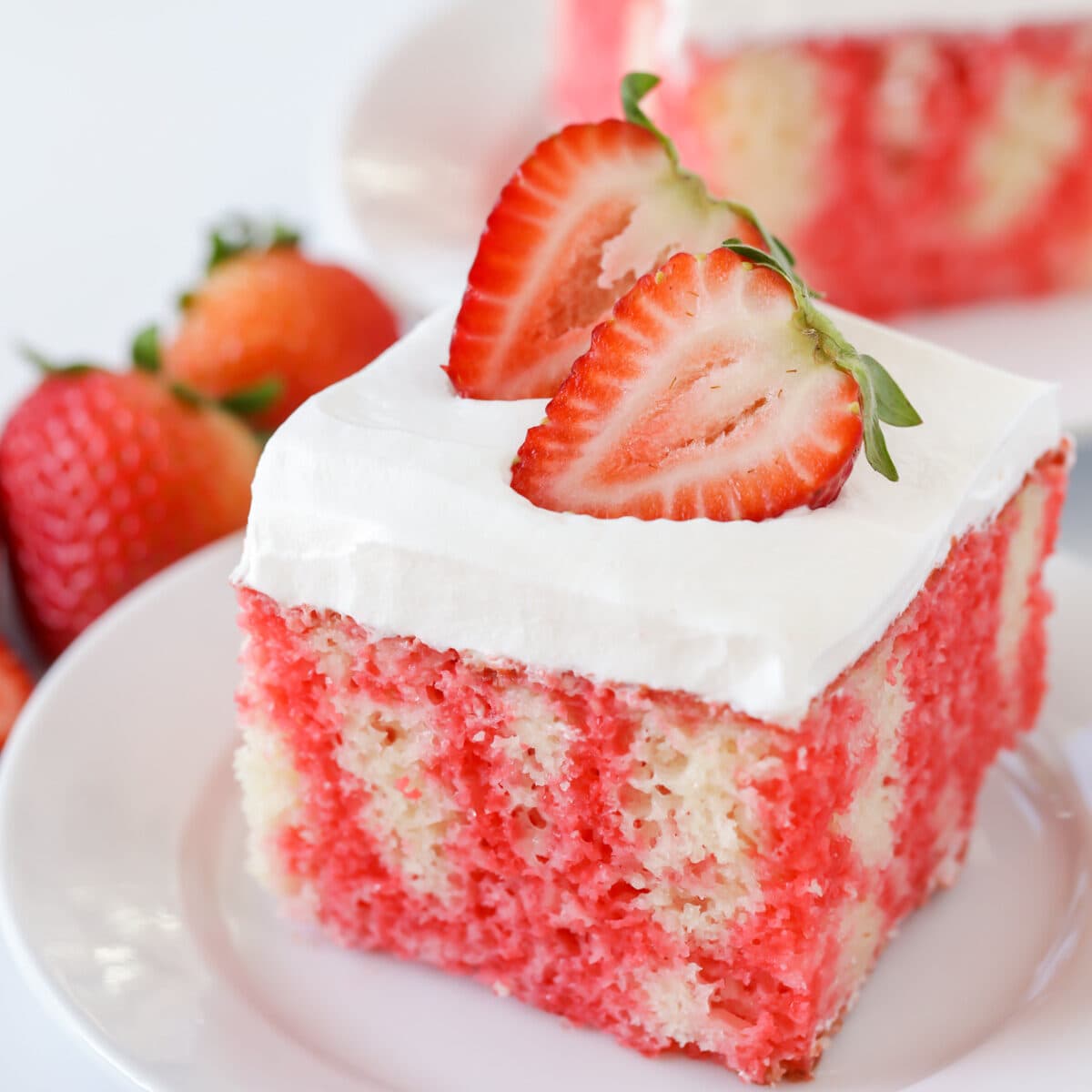 Jello Poke Cake {With any Flavor of Jello! +VIDEO} Lil' Luna