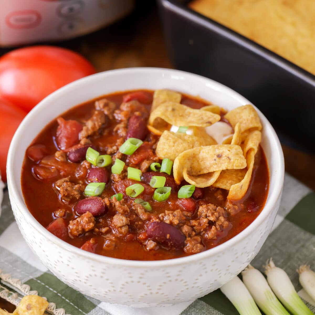 Slow Cooker Chili {10 Minutes Prep!} Lil' Luna