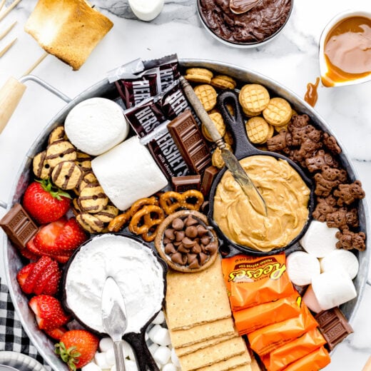 S'mores Charcuterie Board {Party Perfect!} | Lil' Luna