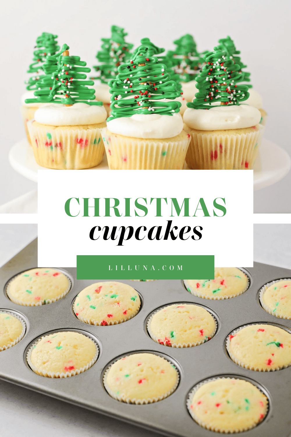 Easy Christmas Cupcakes | Lil' Luna