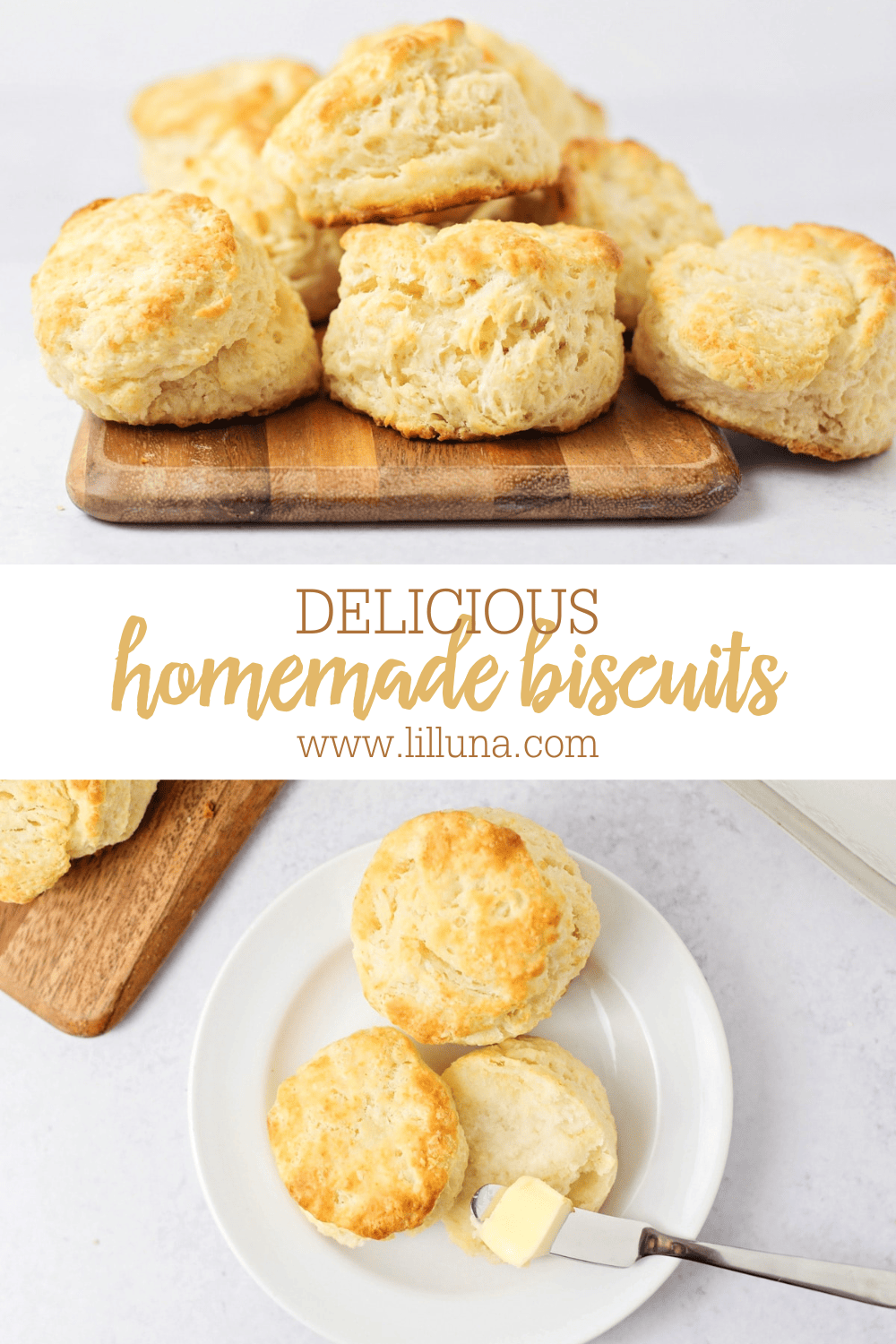 Easy Homemade Biscuits {+VIDEO} | Lil' Luna