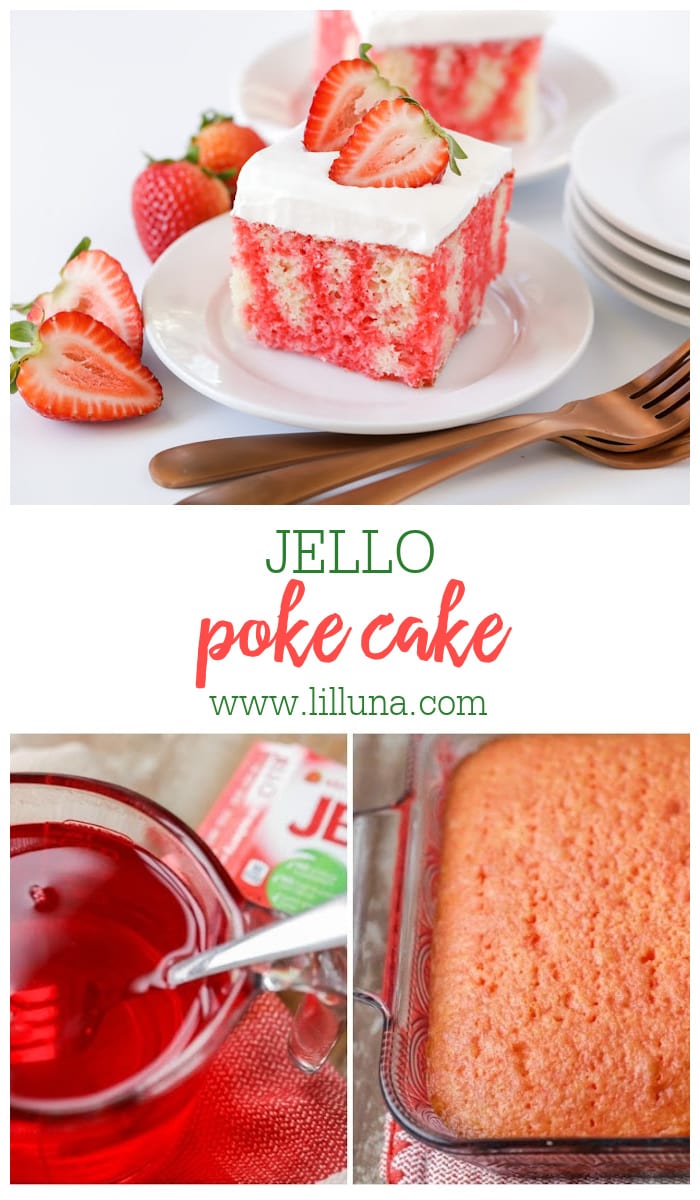 Jello Poke Cake - Lil' Luna