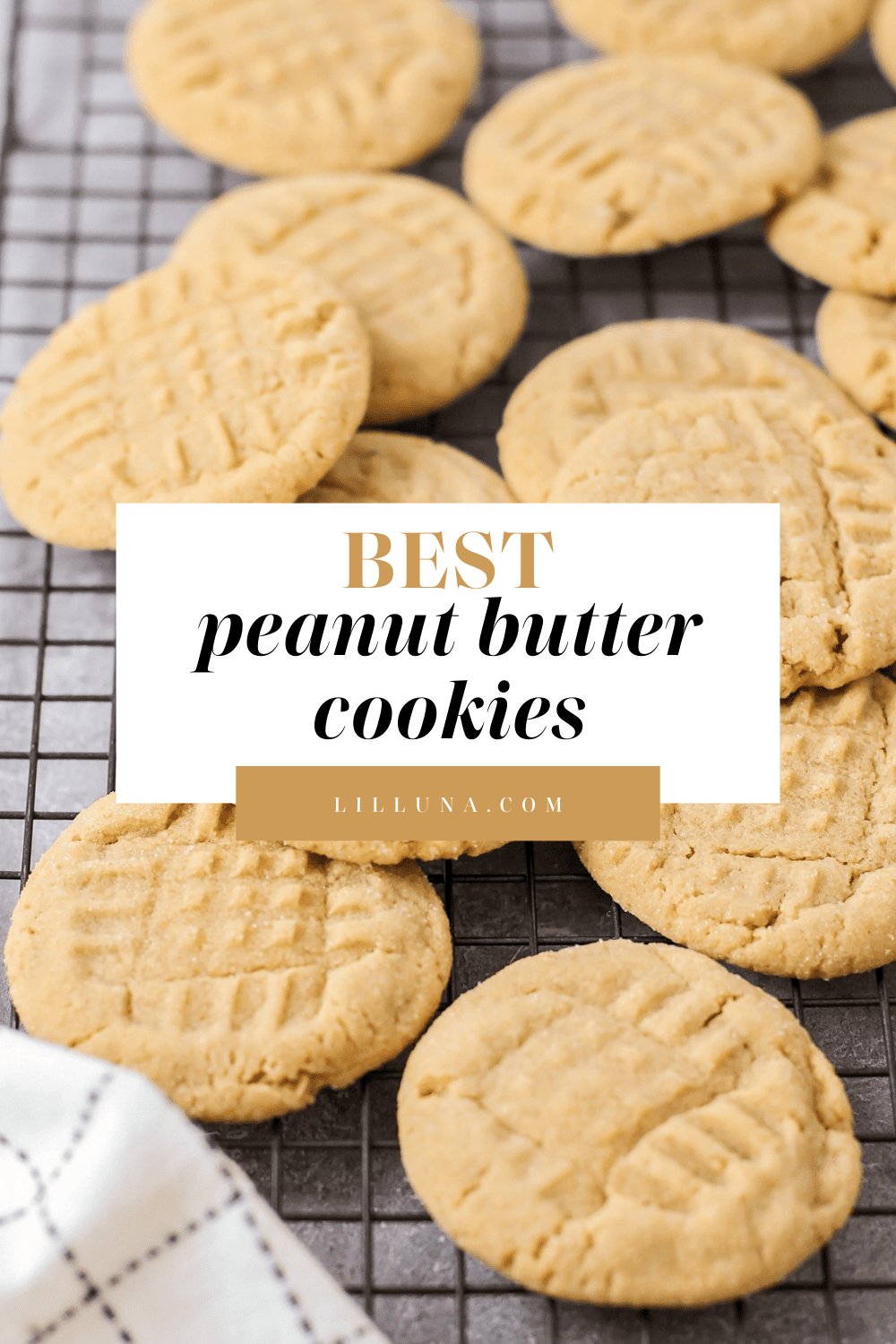 Best Peanut Butter Cookies Recipe | Lil' Luna