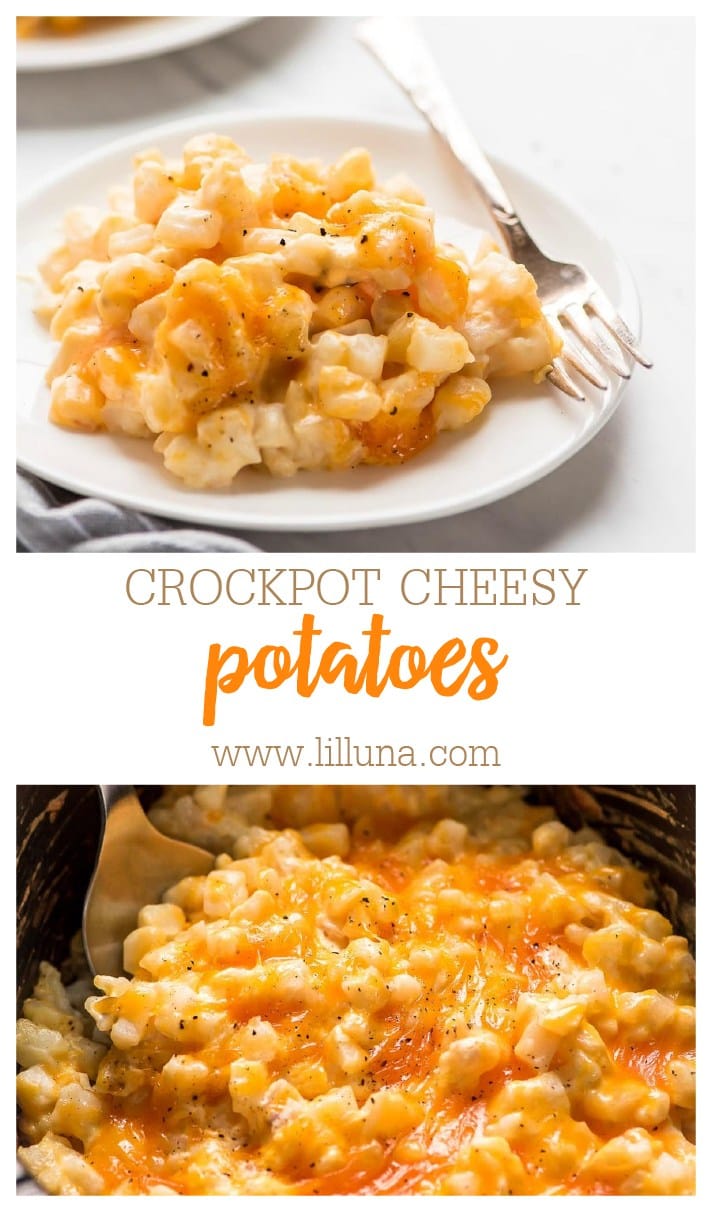 Crockpot Cheesy Potatoes Recipe {+VIDEO} – Lil’ Luna