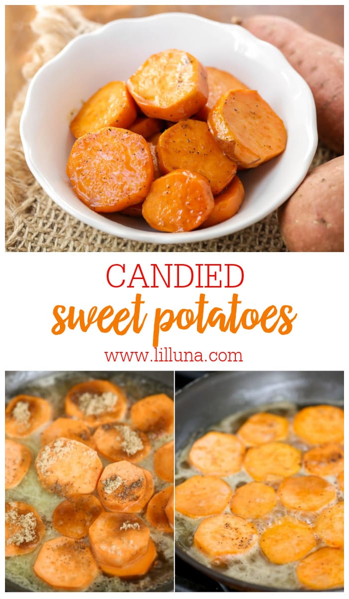 Candied Sweet Potatoes {Under 20 Minutes! +VIDEO} | Lil' Luna