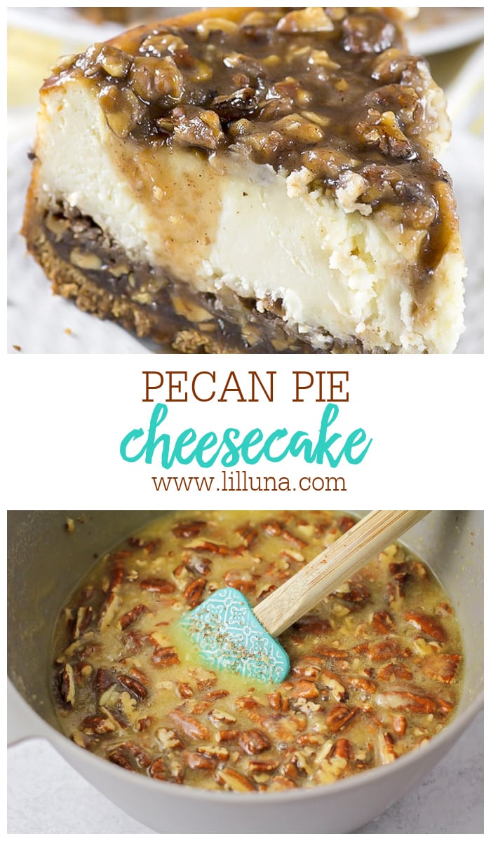 Pecan Pie Cheesecake {The Ultimate Fall Treat!} | Lil' Luna