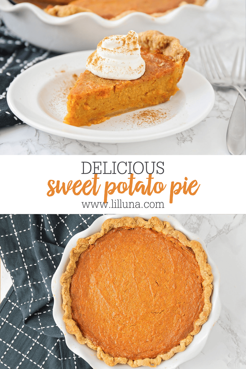 Sweet Potato Pie Recipe {+VIDEO} | Lil' Luna