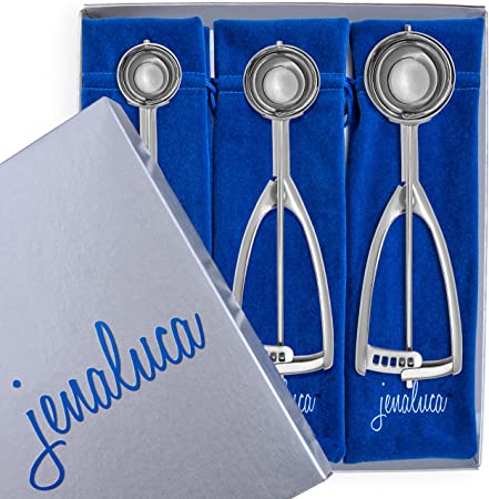 Set of 3 cookie scoops from Amazon.