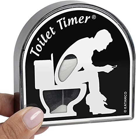 Toilet timer from Amazon.