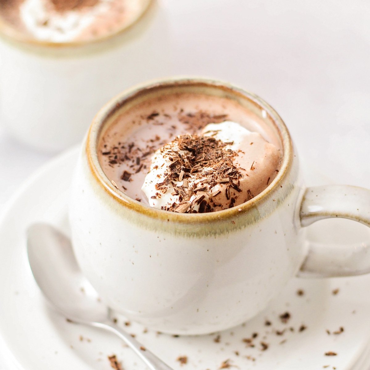 Hot chocolate recipe photo.