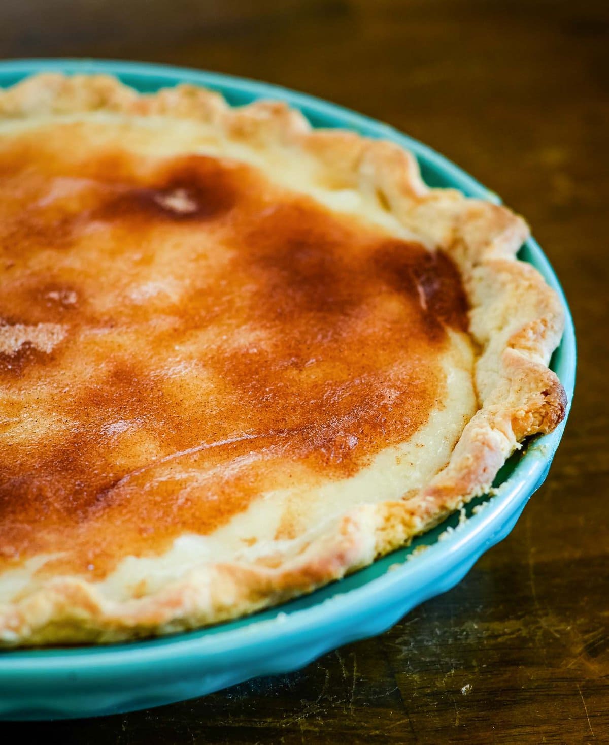 Sugar cream pie recipe baked to perfection.