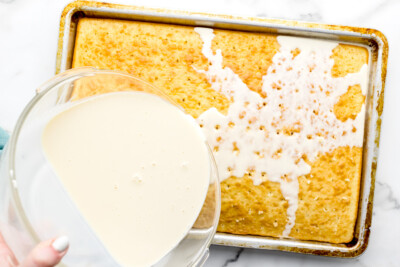 Easy Tres Leches Cake {with Cake Mix} | Lil' Luna