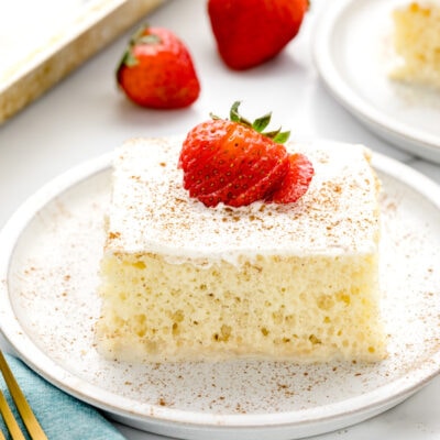 Easy Tres Leches Cake {with Cake Mix} | Lil' Luna