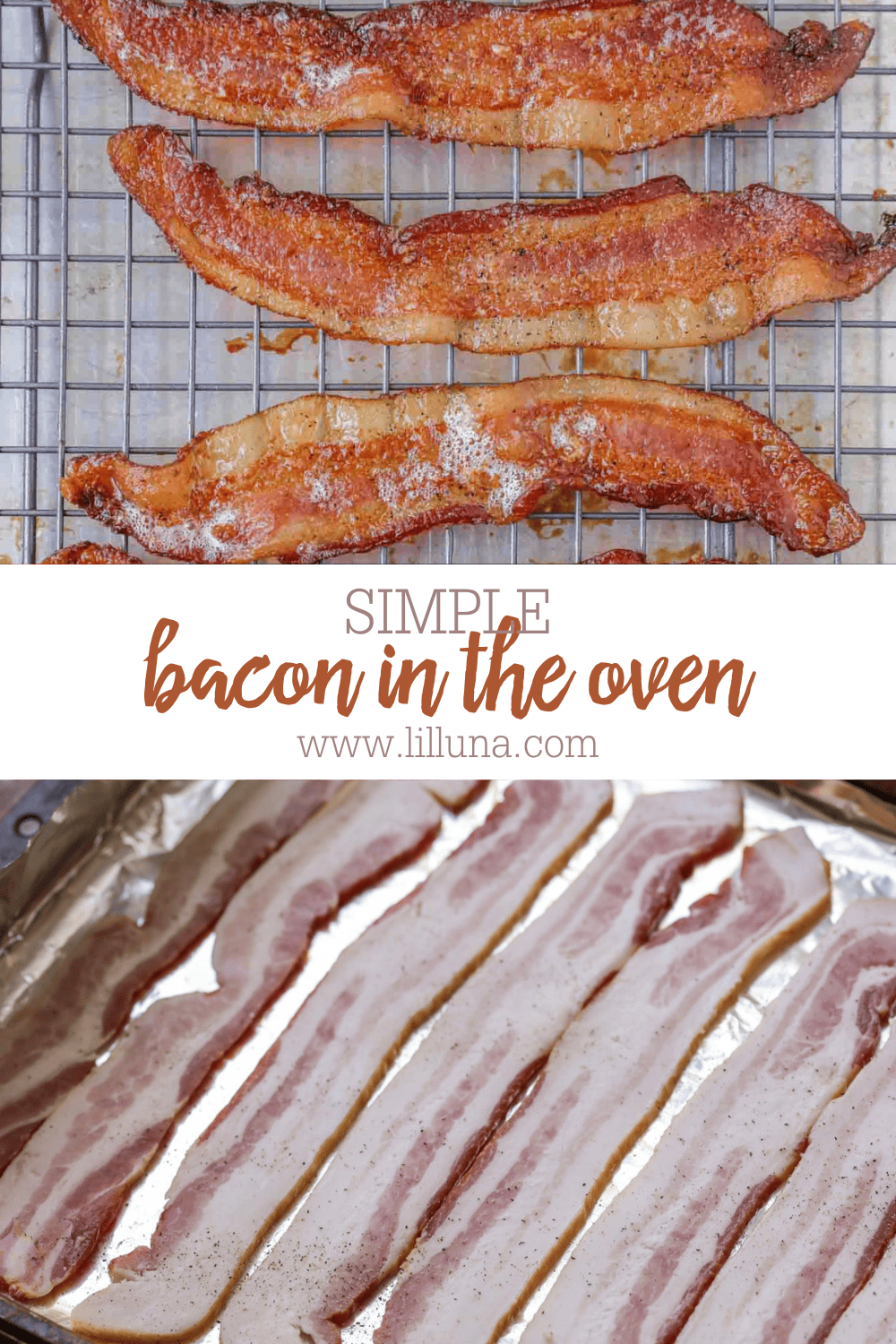 Bacon in the Oven {No Mess!} | Lil' Luna
