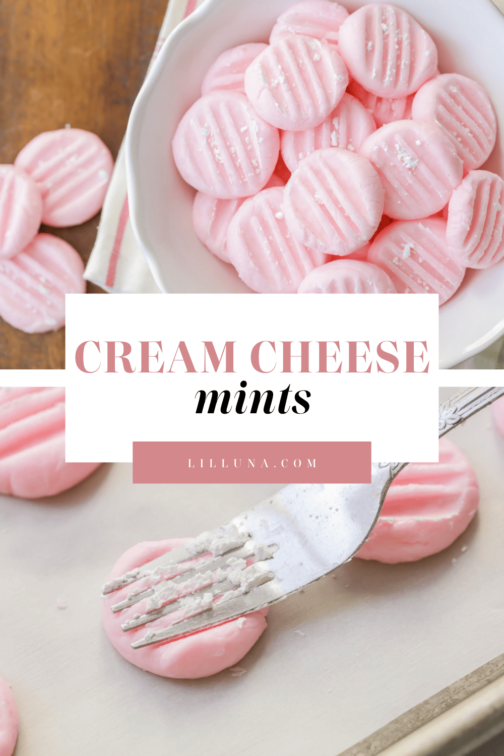Cream Cheese Mints | Lil' Luna
