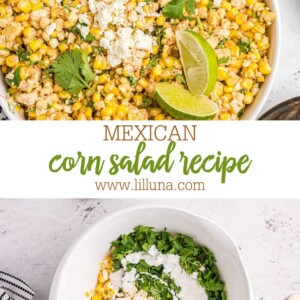 Mexican Corn Salad {Ready in Under 30 Minutes!} | Lil' Luna