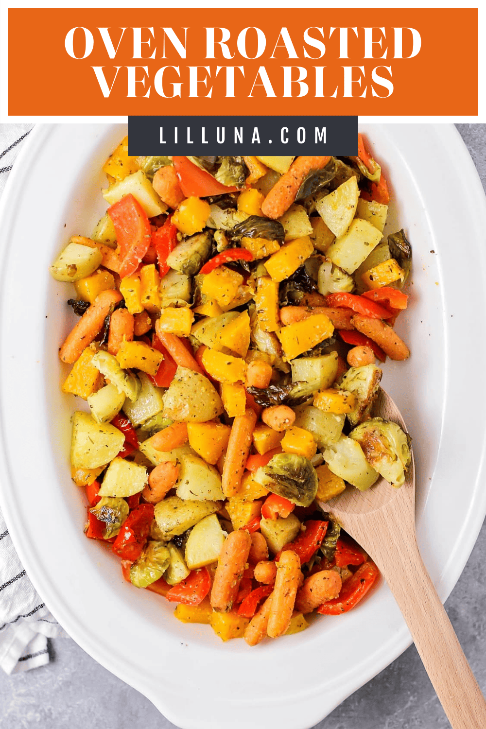 Oven Roasted Vegetables {10 Minutes of Prep!} | Lil' Luna