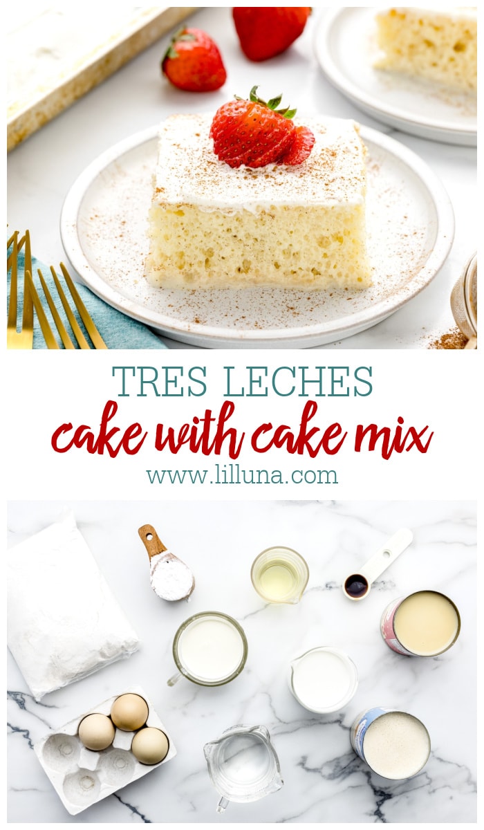 Easy Tres Leches Cake With Cake Mix Lil Luna 8312