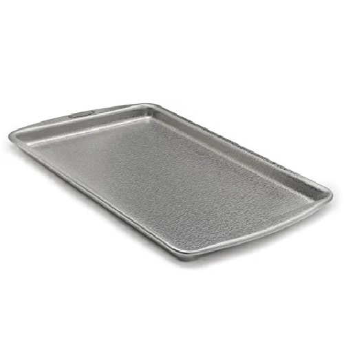 A large aluminum jelly roll pan.