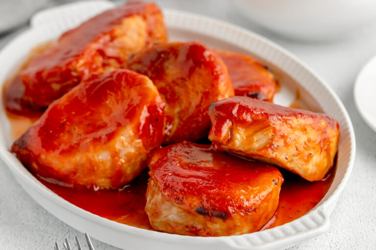 Baked BBQ Pork Chops {An Easy Dinner!} Lil' Luna