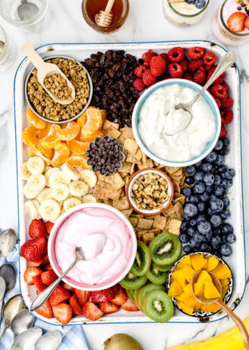 Yogurt Parfait Board {fun Breakfast Board } Lil Luna