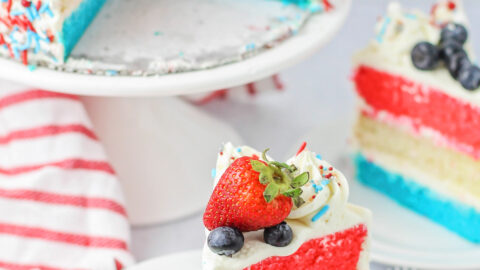 Red White and Blue Layer Cake - 4 Sons 'R' Us