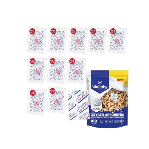 Pantry Organization Ideas - several oxygen absorber packets.