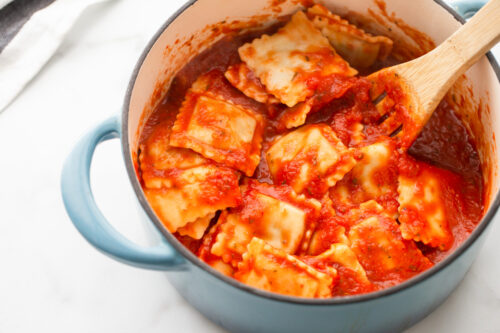Baked Ravioli {Ready in 20 Minutes!} | Lil' Luna
