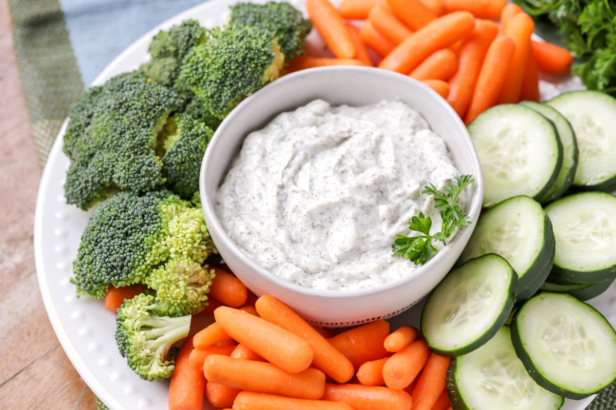 Dill Veggie Dip Recipe | Lil' Luna