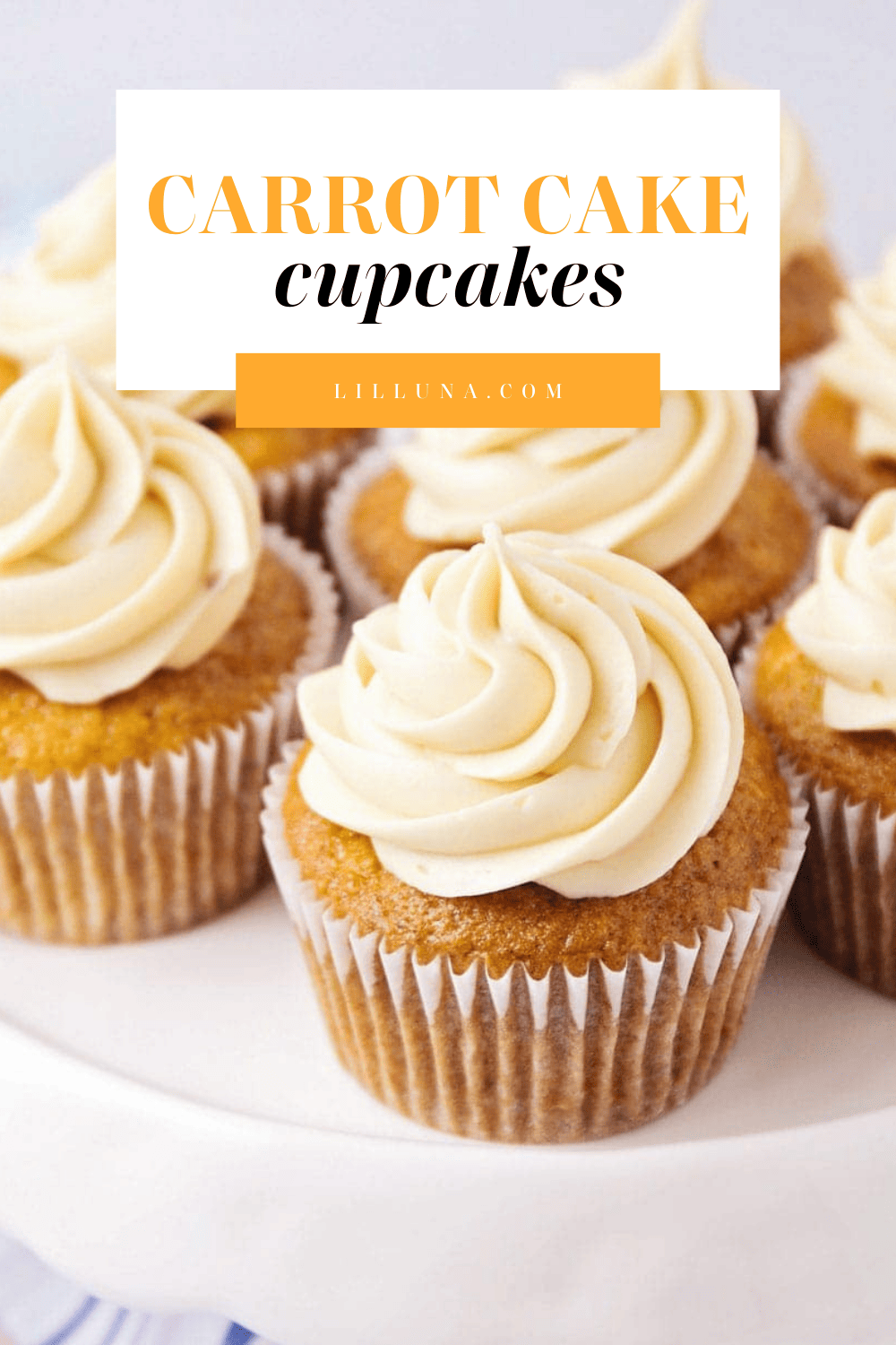 Carrot Cake Cupcakes | Lil' Luna