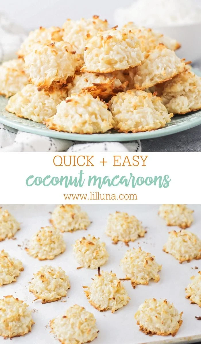 Easy coconut macaroons lil luna